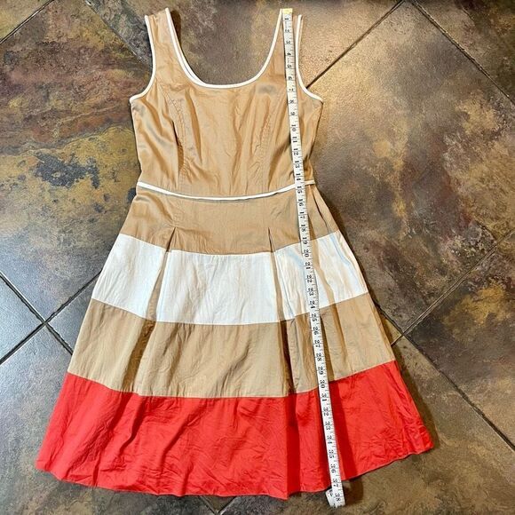 Nine West Sleeveless Tank Color Block Dress 4 - Picture 4 of 10